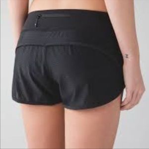 Lululemon Women’s Black Running Shorts